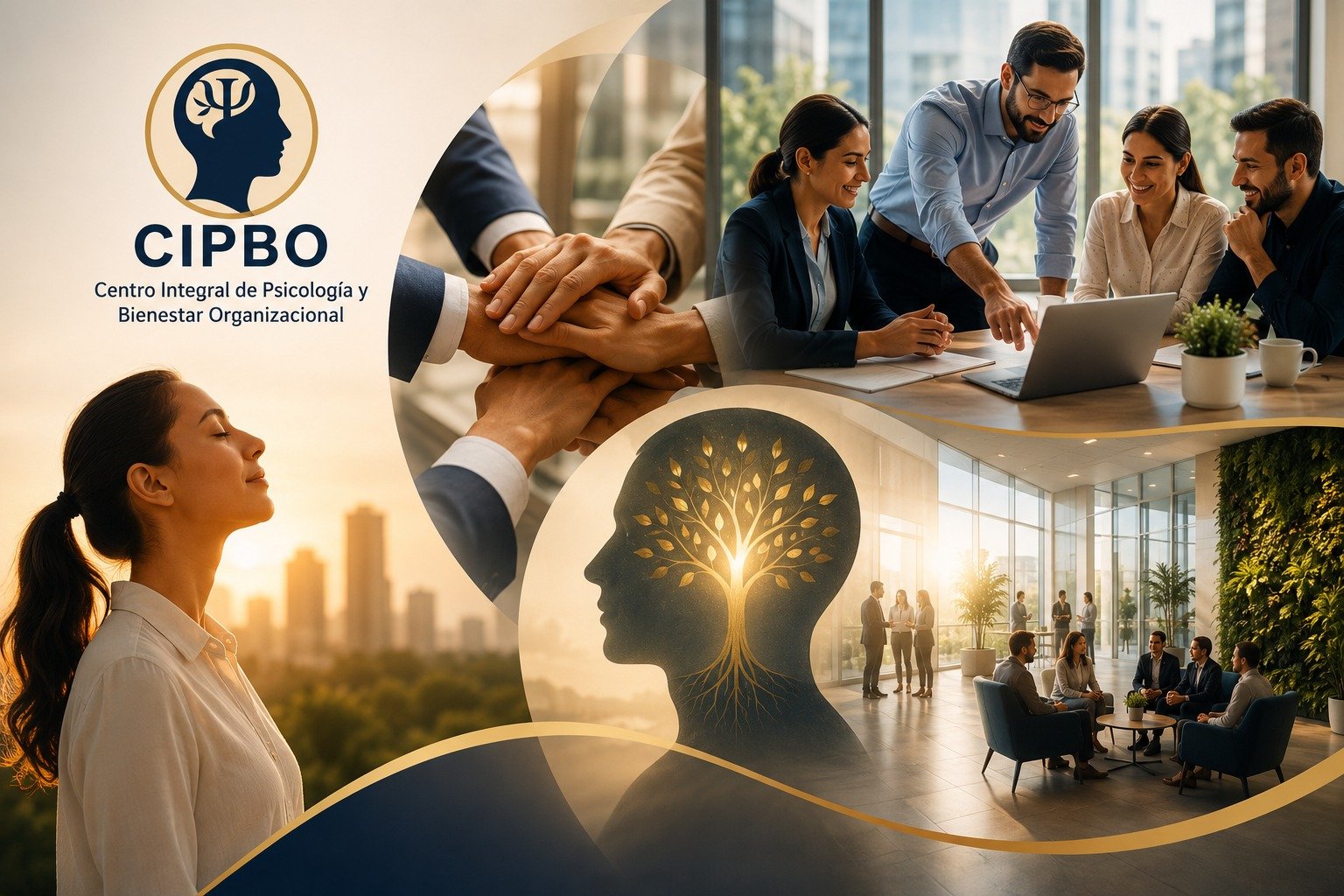 Equipo profesional de CIPBO trabajando en bienestar organizacional